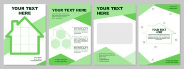 Çok amaçlı basit bir broşür. İş sunumu. Broşür, broşür, broşür baskısı, metin alanlı kapak tasarımı. Dergiler için vektör planları, yıllık raporlar, reklam posterleri