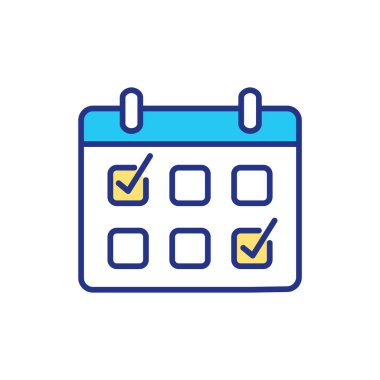 İki doz RGB renk ikonu. Tehlikeli virüslerle savaşmaya yardımcı olmak için etkili modern aşı. Zor hastalıkların profiesyonel tedavisi. İzole vektör illüstrasyonu