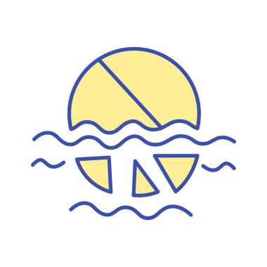 Su çözünebilen haplar RGB renk ikonu. Multivitamin kompleksi girişi. Tabletler suda erir. Beslenme bilimi, sağlıklı beslenme. İlaç çoklu mineral kompleksi. İzole vektör illüstrasyonu