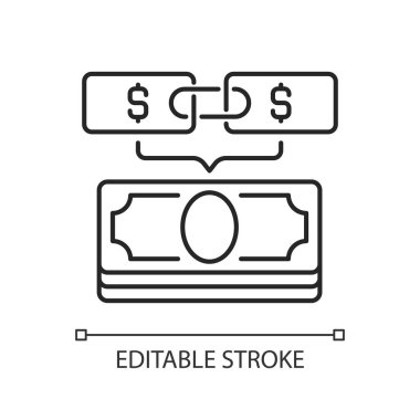 Doğrusal simgeyi parlat. Tek spor bahsi. Kombo ve çoklu bahis. Bahisler birlikte kazanıyor. İnce çizgi özelleştirilebilir illüstrasyon. Contour sembolü. Vektör izole çizim. Düzenlenebilir vuruş