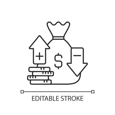 Moneyline lineer simgesi. Maçı kazanmak için belli bir takıma bahis oynuyorum. Sabit bahisler. İnce çizgi özelleştirilebilir illüstrasyon. Contour sembolü. Vektör izole çizim. Düzenlenebilir vuruş