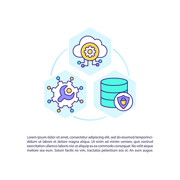 Saas Solutions Concept Icon Mit Text Lieferung Leistungsfähiger Softwaretechnologien Ppt — Stockvektor