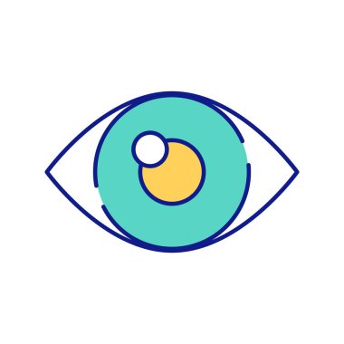 Sosyal araştırma tekniği RGB renk simgesi. Doğal ortamdaki fenomenlerin gözlemlenmesi. Bilgi analizi. Toplanan verileri analiz ettim. Hipotez. İzole vektör illüstrasyonu