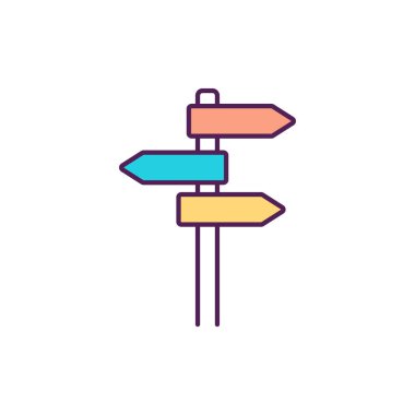 RGB renk simgesi çözümleri sağlanıyor. Hedeflere ulaşmak için yardım. Belirli iş sorunlarını çözüyorum. Zor durumla başa çıkmak. Finansal sorunlar için destek. İzole vektör illüstrasyonu