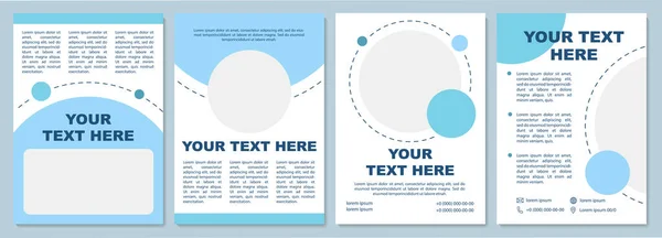 Modèle Spécial Brochure Entreprise Brochure Livret Impression Dépliants Conception Couverture — Image vectorielle