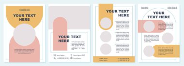 Üniversite eğitim broşürü. Broşür, broşür, broşür baskısı, kopya alanı olan kapak tasarımı. Mesajın burada. Dergiler için vektör planları, yıllık raporlar, reklam posterleri