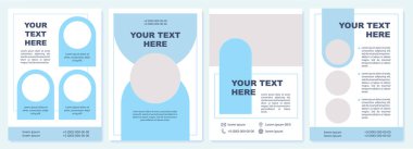 Profesyonel iş portföy broşürü. Broşür, broşür, broşür baskısı, kopya alanı olan kapak tasarımı. Mesajın burada. Dergiler için vektör planları, yıllık raporlar, reklam posterleri