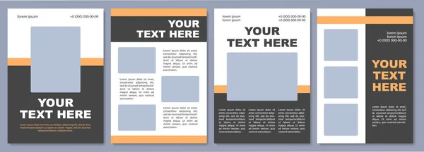 Inleiding Brochure Template Bedrijfssamenvatting Flyer Boekje Folder Print Cover Design — Stockvector