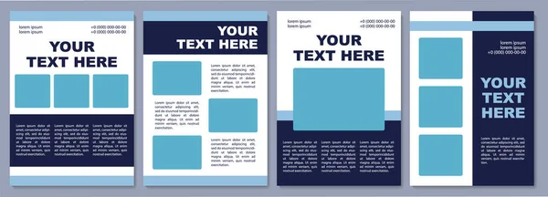 房地产营销手册模板 商业展示 小册子 封面设计与复印空间 你的文字在这里 广告海报的病媒排版 — 图库矢量图片