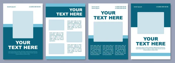 Branding Process Brochure Template Reaching Audience Flyer Booklet Leaflet Print — 图库矢量图片