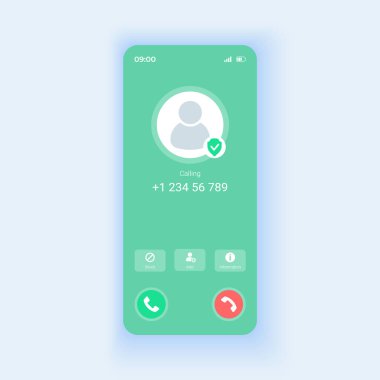 Alıcı akıllı telefon arayüz vektör şablonunu ara. Mobil uygulama sayfa tasarımı düzeni. Günlük kullanışlı işlevsellik. Modern program ekranı. Başvuru için düz UI. Telefon görüntüsü