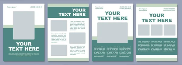 Marketing Campaign Brochure Template Products Info Flyer Booklet Leaflet Print — ストックベクタ