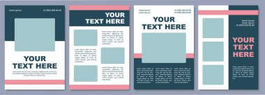 Gerekli bilgi broşürlerinin dağıtımı. Broşür, broşür, broşür baskısı, kopya alanı olan kapak tasarımı. Mesajın burada. Dergiler için vektör planları, yıllık raporlar, reklam posterleri