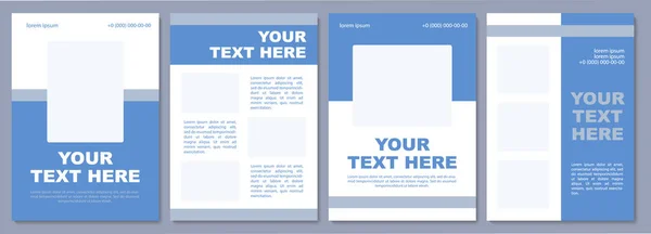 Advertising Specific Destination Brochure Template Flyer Booklet Leaflet Print Cover — Stock Vector