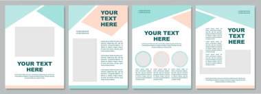 Yaratıcı renkli broşür şürü. Modern katalog. Broşür, broşür, broşür baskısı, kopya alanı olan kapak tasarımı. Mesajın burada. Dergiler için vektör planları, yıllık raporlar, reklam posterleri