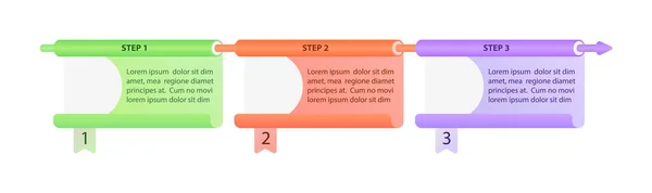 Flerfärgad Vektor Infographic Mall Produkt Som Erbjuder Presentation Designelement Med — Stock vektor