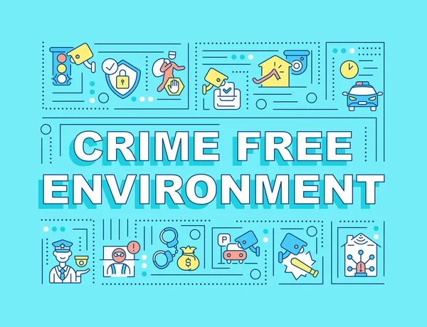 Έγκλημα Ελεύθερο Περιβάλλον Έννοια Banner Στοιχεία Από Σύστημα Παρακολούθησης Infographics — Διανυσματικό Αρχείο