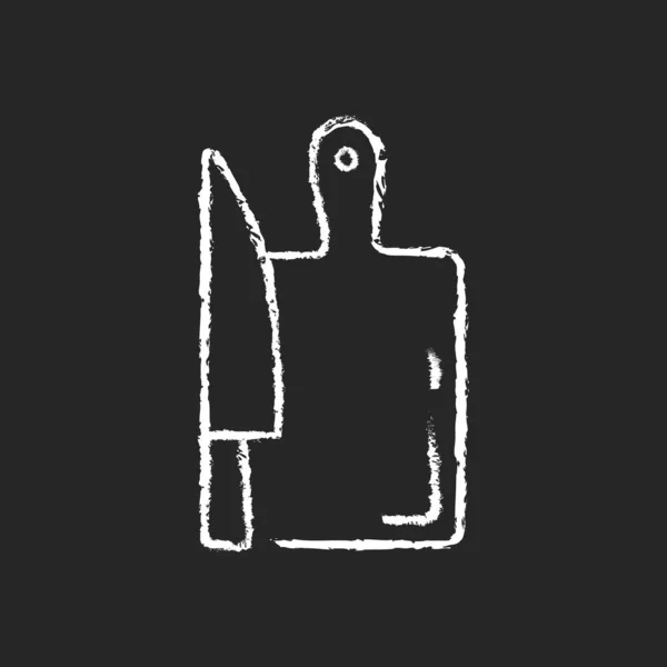 Обробка Дошки Крейдяної Білої Піктограми Темному Фоні Дерев Яна Поверхня — стоковий вектор