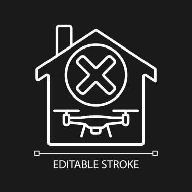 Koyu renk tema için beyaz doğrusal etiket simgesi kullanmayın. İnce çizgi özelleştirilebilir illüstrasyon. Ürün kullanımı talimatları için gece modu için izole vektör kontur sembolü. Düzenlenebilir vuruş