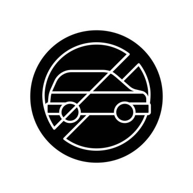 Siyah glyph el yazısı simgesi kullanırken kullanmak yok. Gerekirse vr kulaklık kullanmayın. Beyaz uzayda siluet sembolü. Ürün kullanma talimatları için vektör izole illüstrasyon