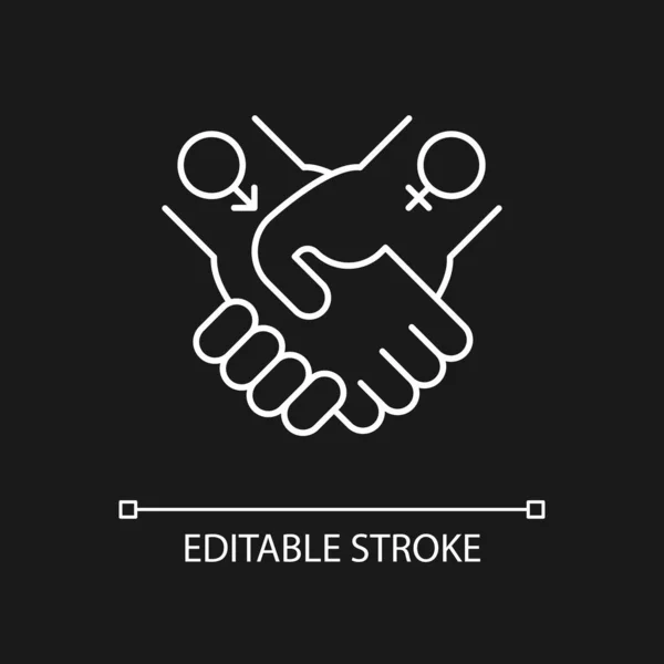 Handshake Gesture Linear Icon Thin Line Illustration Shaking Hands Emoji  Stock Vector by ©bsd_studio 250417644