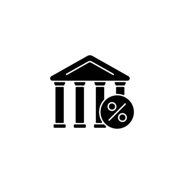 Müzelere bedava biletler, siyah glyph ikonu. Stadyuma ücretsiz giriş hakkı. Personel indirimi programı. Kurumsal ikramiyeler sağlayın. Beyaz uzayda siluet sembolü. Vektör izole illüstrasyonu