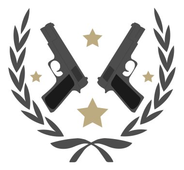 Kontur, hat Sanat logo üzerinde beyaz izole