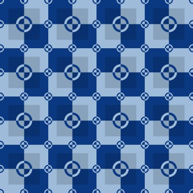 Daire-kareler raster seamless modeli