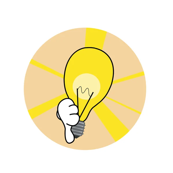 Icono de mala idea — Vector de stock