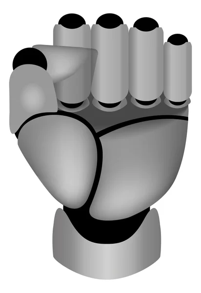 Векторная киборговая рука — стоковый вектор