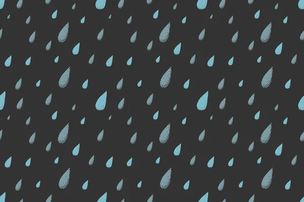 Modèle sans couture de pluie — Image vectorielle