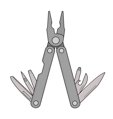 Multifunctional pocket multitool instrument