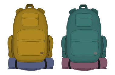 yatak ile seyahat sırt çantaları