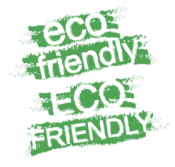 Eco friendly ecology sign — Stockvector