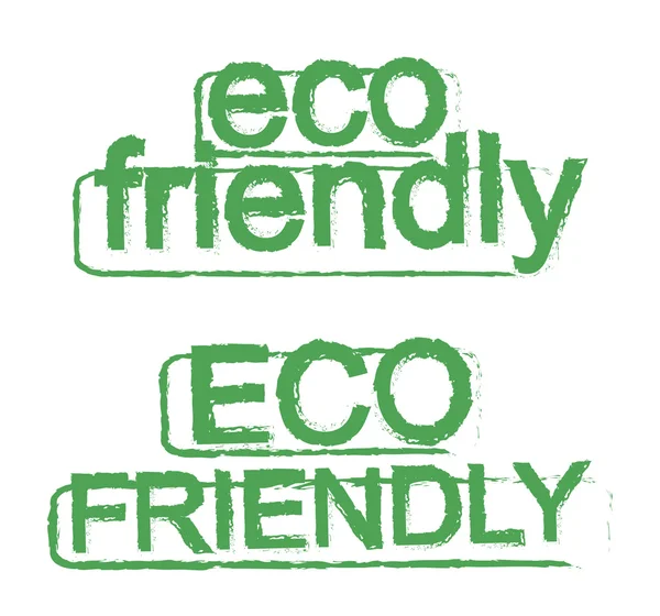 Eco friendly ecology sign — Stockvector