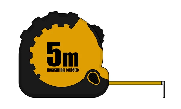 Messung Roulette-Symbol — Stockvektor