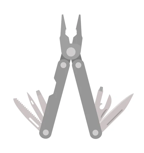Pocket multi tool instrument — Stok Vektör