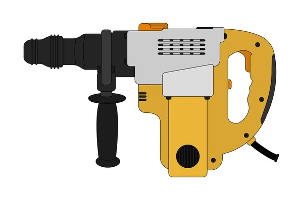 Icono de taladro de martillo eléctrico — Vector de stock