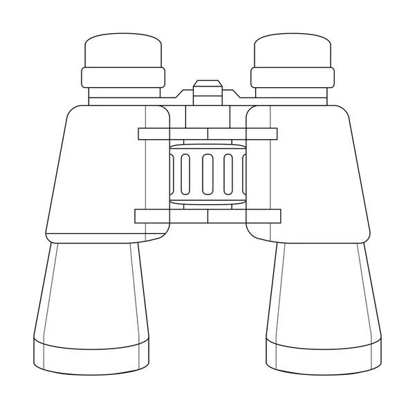 Realistic travel binoculars — Stock Vector