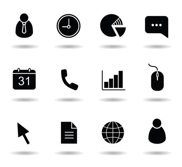 Office icons set — Stockvector