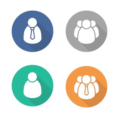 User avatar icons set