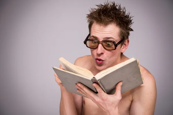 Man with a book Royalty Free Stock Images