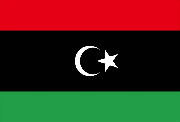 Bandeira Líbia Soprar Vento Textura Fundo Líbia Ilustração Render — Fotografia de Stock