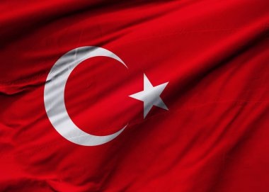 Türkiye Cumhuriyeti. Arkaplan dokusu. Ankara mı? 3d Illustration. 3d Hazırlama.