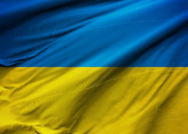 Ukrayna bayrağı. Tişörtlere, posterlere, duvar resimlerine, kupalara, gözlüklere, güneş panolarına, pankartlara, rulolara ve diğer tüm matbaalara basmak için mükemmel. Resim jpg, RGB.