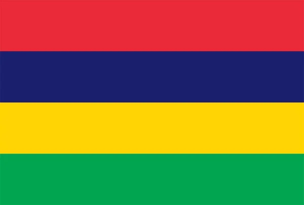 Die Flagge Der Republik Mauritius Weht Wind Hintergrundtextur Port Louis — Stockfoto