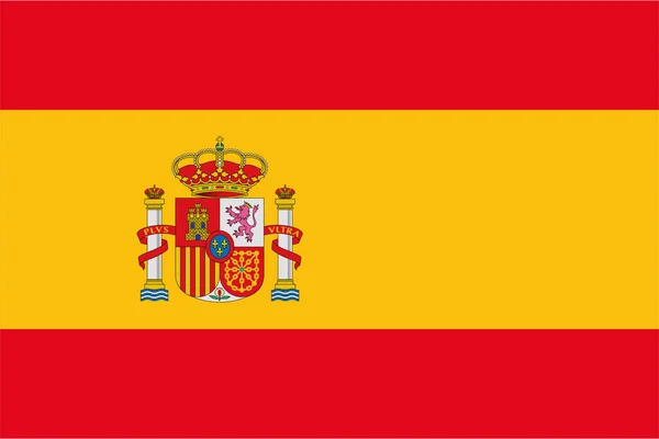 Rendre Drapeau Espagne Image Rvb Jpg Parfait Pour Imprimer Sur — Photo