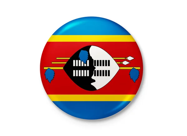 Прапор Королівства Есваріні Віє Вітрі Фонова Текстура Мбабане Лобамба Мбабане — стокове фото
