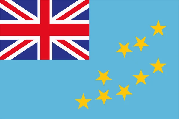 Übergabe Der Tuvalu Flagge Perfekt Zum Bedrucken Von Shirts Postern — Stockfoto