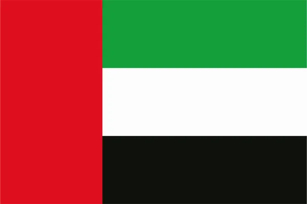 Förenade Arabemiratens Flagga Blåser Vinden Bakgrundskonsistens Abu Dhabi Dubai Illustration — Stockfoto